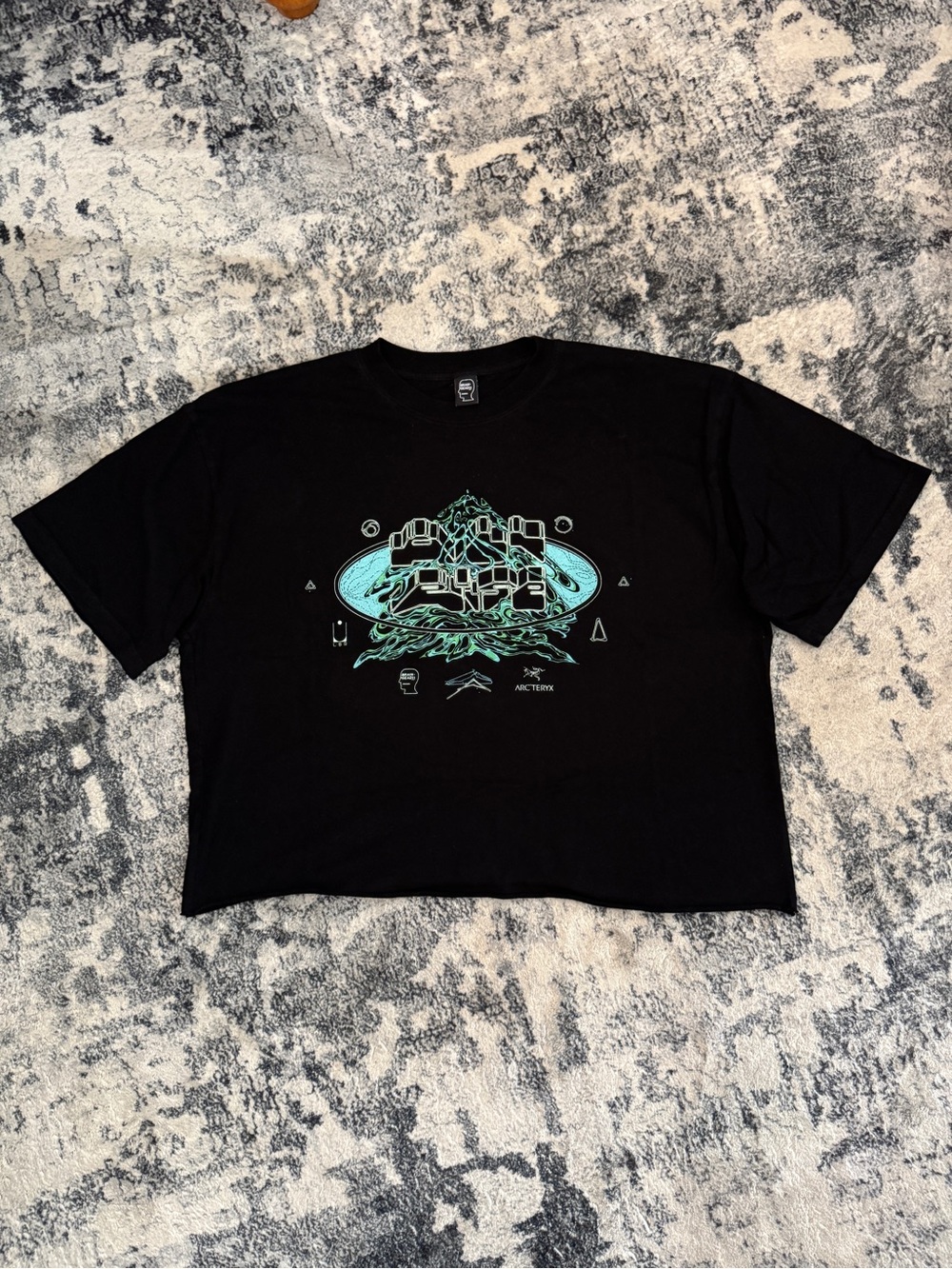 Brain Dead x Arc’teryx All Rise Black T Shirt